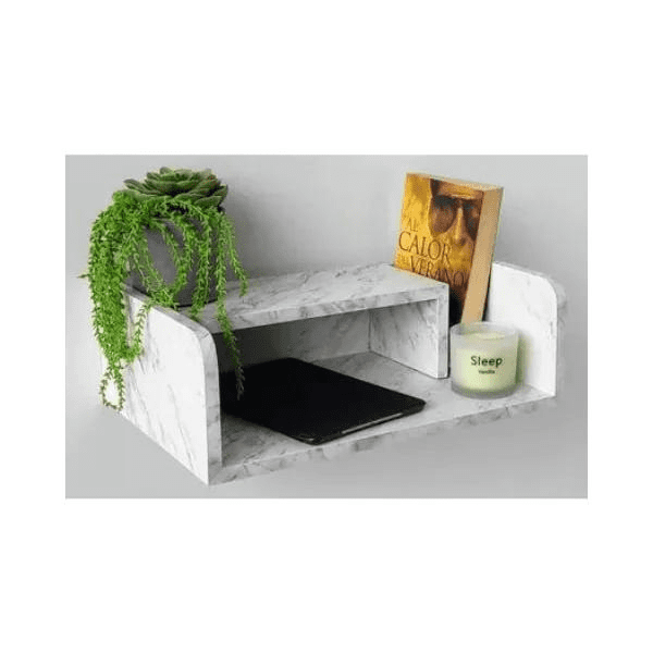 Repisa Flotante Librero Empotrable en Pared Repisas Flotantes PAGODA Moderno Minimalista
