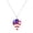 C, variant on US 250 Rhinestone Heart Pendant Clavicle Necklaces, 4th of july decorations, Sturdy Alloy Patriotic Jewelry Accessories for Summer Festivals, Parade Routes & Holiday Cookouts