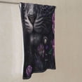 thumbnail image 7 of KLL Purple-Eyed Floral Leopard Ultra Absorbent & Soft Hand Towels for Bath, Hand, Face, Gym and Spa-27.5x16in, 7 of 7