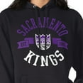 thumbnail image 3 of Women's G-III 4Her by Carl Banks  Black Sacramento Kings City Pullover Hoodie, 3 of 3