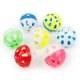thumbnail image 2 of Juguete para gatos con forma de pelota que se auto-hibe y que suena como una campana que se mueve para aliviar el aburrimiento, juguete hueco colorido para gatos, 2 of 5