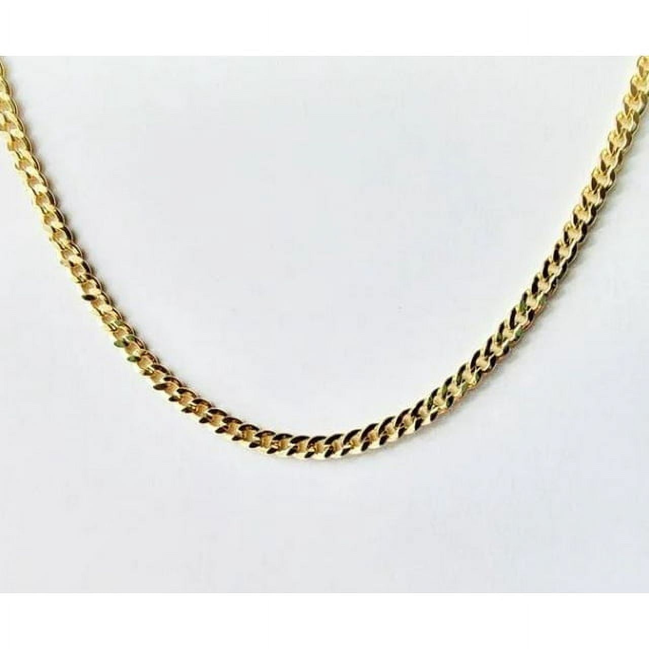14k Bonded Gold Cuban Chain with Crucifix Cross Pendant, Best Unisex Christmas Gift for Women, Men, Mother, Father, Girlfriend, Boyfriend, Her, Him, 14k Necklace with Charm, Best jewelry Gifts