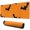 Orange Halloween Bats, variant on Long Mouse Pads for Desk,Orange Halloween Bats Desk Mats on Top Of Desks, Desk Mouse Pad Extra Large with 3mm Non-Slip Base and Stitched Edge for Gaming,Office,Work,Home 31.5x11.8in
