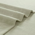 thumbnail image 3 of Exclusive Fabrics  Simply Faux Linen Curtains - 2 Panels - Light Filtering Window Curtains 50 X 84 - Greige, 3 of 5
