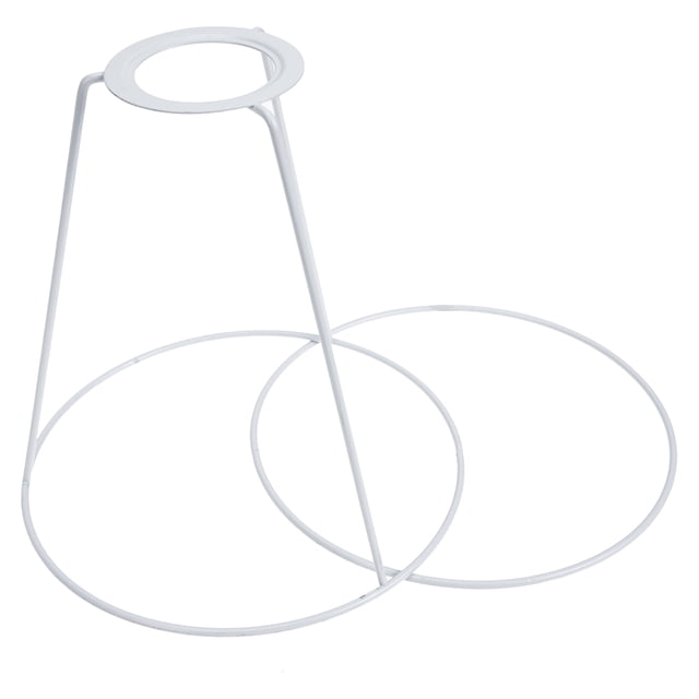 Shisuyan 1 Set Lampshade Frame Iron DIY Cone Shape Wire Lamp Cover For Table Lamp