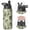 Black-1, variant on 18oz Insulated Water Bottle with Straw & Cleaning Brush, Wide Mouth Stainless Steel Flask, Camo Print