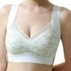 thumbnail image 1 of Gibobby Sujetador sin anillo de para mujer, ropa interior de, sujetador deportivo transpirable de realce para dormir Brasier estraple para mujer(Blanco,M), 1 of 4