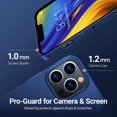 thumbnail image 4 of IBAOLEA Slim Fit Compatible for iPhone 13 Pro Case, Ultra Thin Lightweight Full Protection Secure Grip Hard PC Phone Cover Designed for iPhone 13 Pro Case 6.1 Inch, Navy Blue, 4 of 7