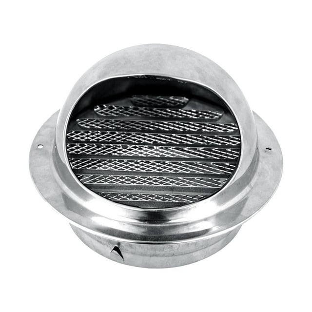 Baohd Bouchons Intégrés de Sortie d'Aération en Acier Inoxydable 304 avec Grille de Ventilation à Écran, Capuchon 100 mm