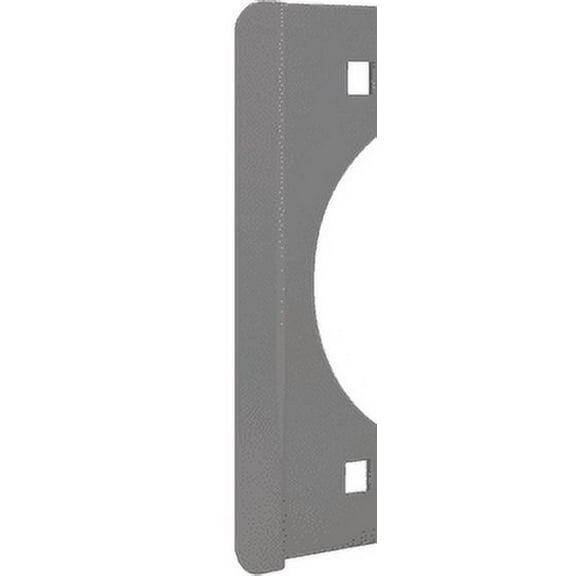 Don-Jo SLP206SL 2.63 x 6 in. Short Latch Protector for Outswing Doors - Silver Coated Finish