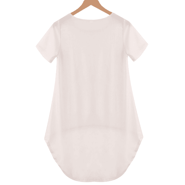 T-shirt Long Grande Taille pour Femmes Robe de Soirée Décontractée Mini Blouse