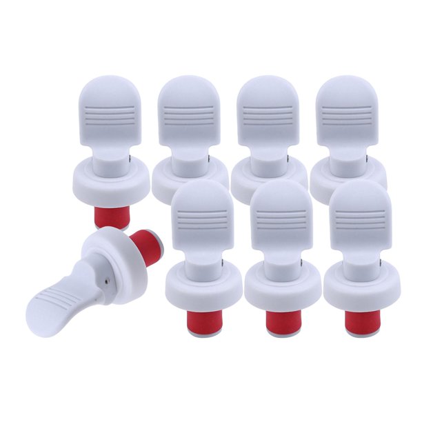 Tapón de botella de vino de 8 tapones para botellas de champán, de champán, tapón sellador, para bar Magideal Tapón de botella de vino