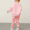 thumbnail image 4 of Fgnfyis Ensemble à Capuche Décontracté à Manches Longues pour Filles, Automne, 1-2 Ans, Rose, 4 of 4