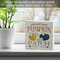 thumbnail image 6 of Highland Home "Pumpkin Patch" Freestanding Solid Wood Block Sign, 6 of 6