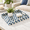 Navy Blue-Rectangular, variant on Navy Blue Round Capiz Shell Decorative Serving Tray with Handles