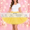 thumbnail image 4 of APEXFWDT Women's Tulle Tutu Skirt Short Layered Mesh Ballet Dance Skirt Sparkly Flared Petticoat for Party Costume, 4 of 7