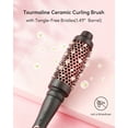 thumbnail image 4 of KIPOZI Professional Curling Wand Set, 5-in-1 Multi-Curl Iron with Thermal Brush & 4 Ceramic Attachments, Fast Heat Up for Curly/Wavy Hair, Rose Gold Styling Tool Kit, Gift Ready, 4 of 11