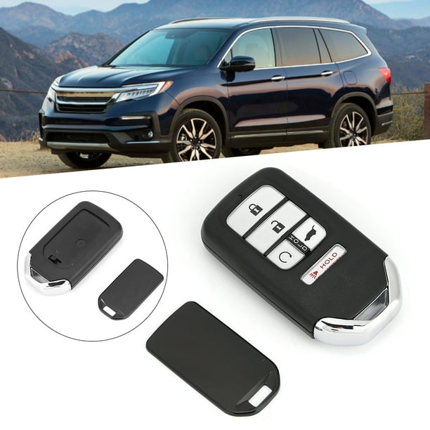 Llave inalámbrica para automóvil, control remoto para automóvil de 4 botones, llave de control remoto para automóvil, control remoto sin cortar, funcionamiento suave
