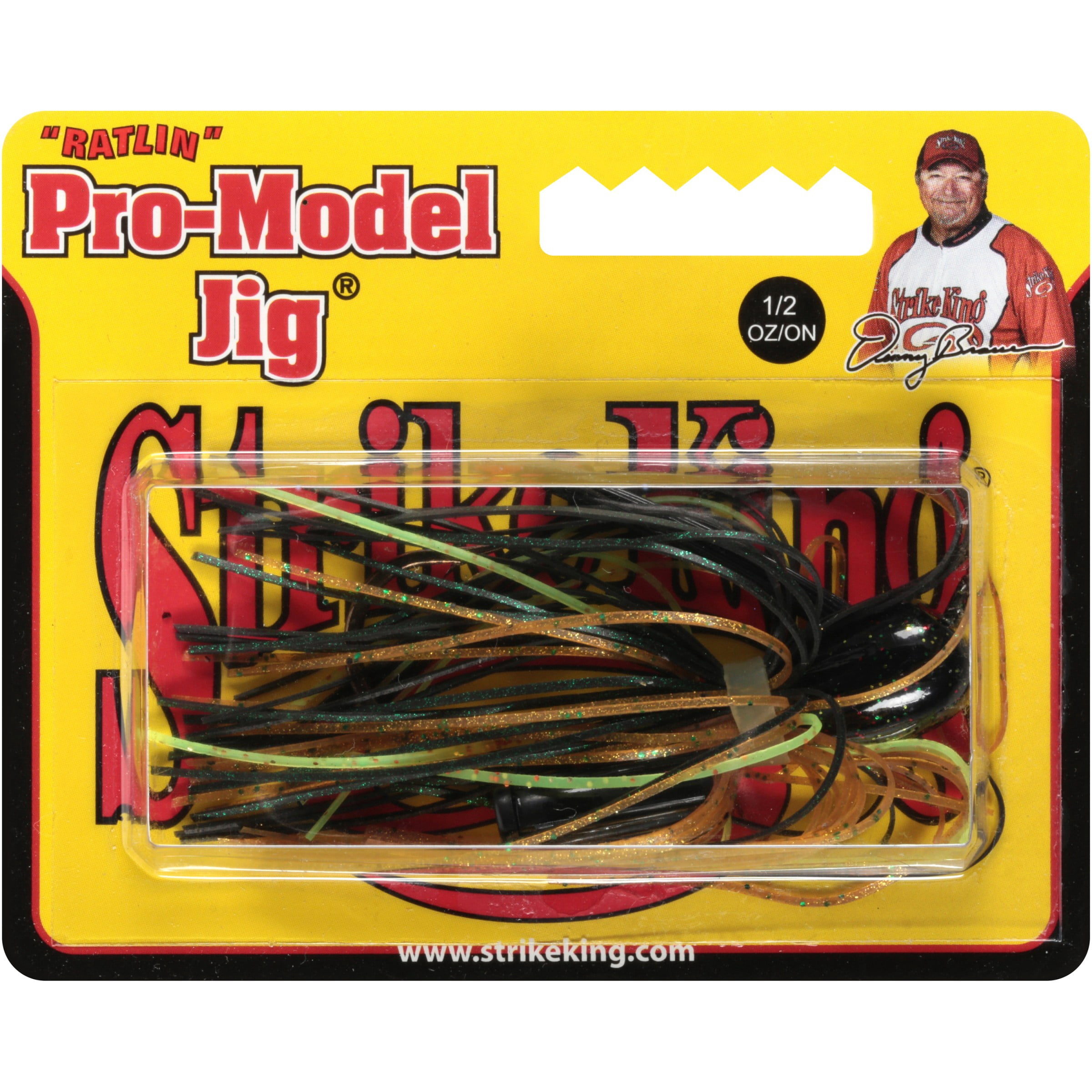Strike King Pro-Model Jig 1/2oz Texas Craw Bass Jig