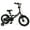 Black, variant on Costway 18 Inch Kids Bike with Training Wheels Dual Brakes Adjustable Seat Handlebar Height