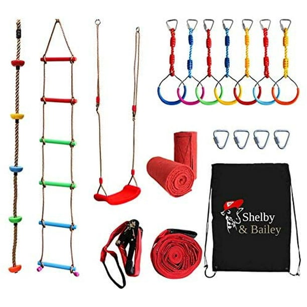 Portable Ninja Obstacle Course Upgraded Strength Version Ninja Line