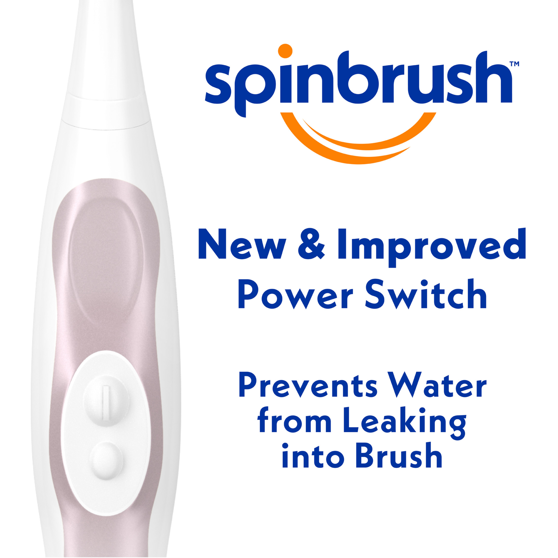 Spinbrush PRO WHITEN Battery Powered Toothbrush for Adults, Whitening Medium Bristles, Color Varies - image 3 of 7