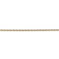 thumbnail image 3 of 14k Yellow Gold 1.30mm Heavy Baby Rope Chain, 3 of 5