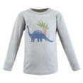 thumbnail image 3 of Hudson Baby Infant and Toddler Boy Long Sleeve T-Shirts, Dinosaur, 2 Toddler, 3 of 7