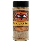 Carolina Rub Seasoning by Its Delish, Medium Jar, 7 Ounce