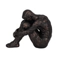 thumbnail image 6 of Modern Seated Figure Sculpture for Home Decor - Decorative Figurine Statue for Office, Bathroom, and Living Room Decor - Ornament for Shelf and Tabletop Accent - 8", Bronze & Copper, 6 of 13