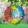 thumbnail image 5 of Fairy Wind Spinner - Kinetic Hanging Wind Sculpture | 12-Inch 3D Windcatcher for Garden, Metal Art Yard Decor, Outdoor Ornament & Lovely Gifts for Mother, Wife, Daughter, Girls & Women, 5 of 5