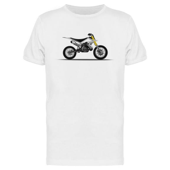 Motocross Bike T-Shirt Men -Image by Shutterstock, Male x-Large