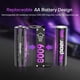 thumbnail image 2 of Pilas AA Recargables Mupoer de Litio 8x3000mWh 1.5V, 2 of 7