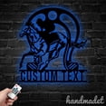thumbnail image 3 of Handmadetneonsign Horse Racing Metal Wall Art, Horse Metal Sign Wall Decor, Horse Player Metal Decor, 3 of 5