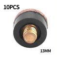 thumbnail image 2 of ZLight 10pcs Pool Game Cue Tips Screw In Type Billiards Tip Head Red Leather Billiards Cue Tip Replacements Pool Game Accessories, 2 of 6