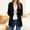 Black, variant on Women's Open Front Long Sleeve Cardigan Sweaters Business Casual Lightweight Outerwear Coats Spring Fashion Clothes