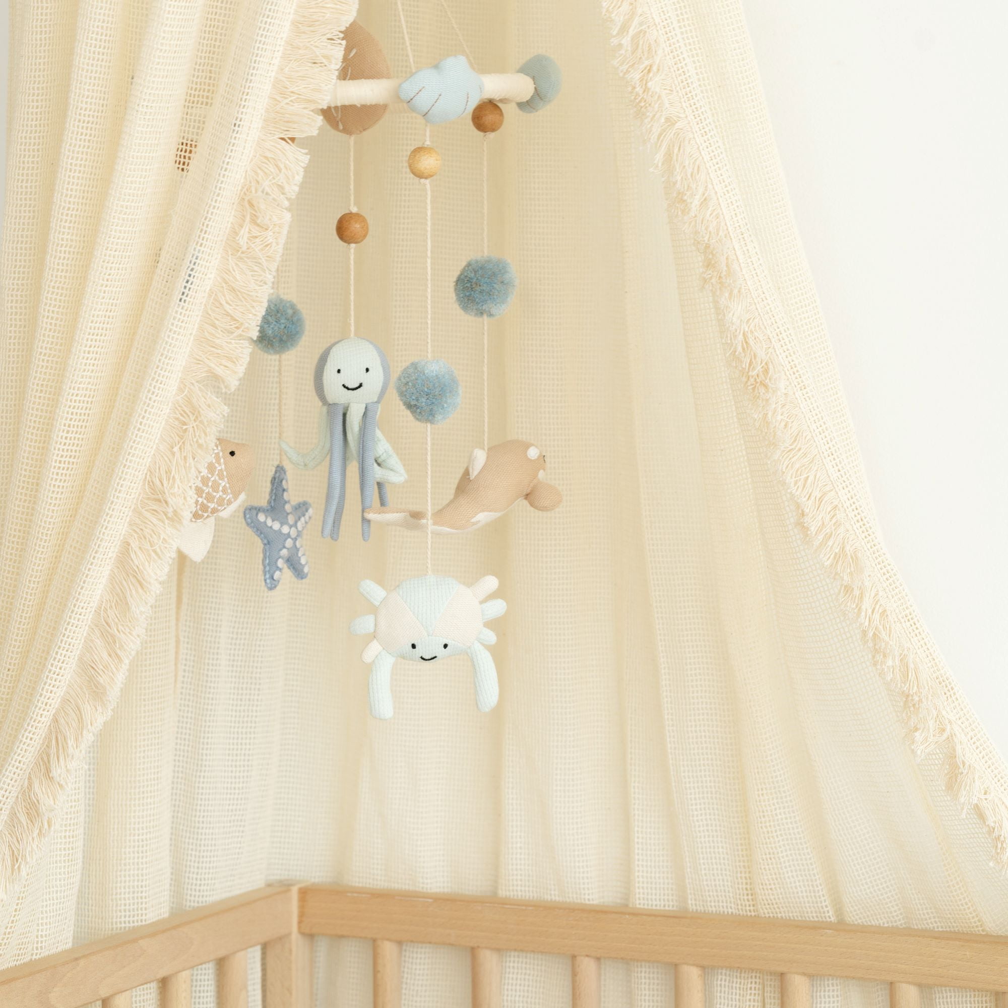 Crane Baby Crib Canopy, Macrame Bed Canopy, Boho Nursery Decor, Baby Room Decor, Play Room Canopy For Girls Room & Boys Room, Canopy For Bed, Reading Nook For Kids
