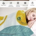 thumbnail image 3 of Shiartex  Lemon Pattern Fruit Lightweight Super Soft Cozy Throw Blanket Warm and Lightweight Soft Flannel Blankets Small for Kid Bed Blanket White, 3 of 6