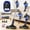 Sky Blue, variant on Wireless Rechargeable Vacuum, 46KPA Max Power, 9-in-1 Multi-tool, Brushless Motor, Large Battery, LED Screen, Telescopic Rod, Wall Mount, Quiet Operation for Home Cleaning & Pet Hair