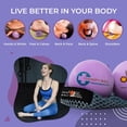 thumbnail image 4 of Therapy Balls Yoga Tune Up Jill Miller Deep Purple, 4 of 6