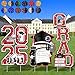thumbnail image 3 of Graduation Decorations 2025,Graduation Yard Sign Red Waterproof Congrats Grad Class of 2025 DIY Name Lawn Signs with Stakes Outdoor High School College Bachelor Graduation Party Decoration Supplies, 3 of 4