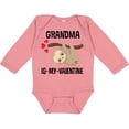 thumbnail image 3 of Inktastic My Grandma is My Valentine Boys or Girls Long Sleeve Baby Bodysuit, 3 of 5