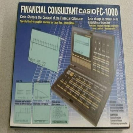 Casio FC1000 Graphics LCD financial calculator