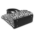 thumbnail image 4 of Spotted Pattern Black And White Rivet Fashion One-Shoulder Women's Handbag Tote Bag, 4 of 6