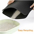thumbnail image 4 of Jinsinto Cat Litter Mat Litter Tray Mat Waterproof Eva Material Soft Mat, 4 of 5