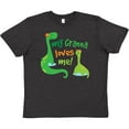 thumbnail image 3 of Inktastic My Granna Loves Me Grandson Youth T-Shirt, 3 of 5