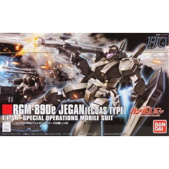 Bandai Hobby Gundam HGUC #123 RGM-89De Jegan ECOAS Type HG 1/144 Model Kit