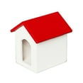 thumbnail image 2 of SPRING PARK 1/12 Wooden Dog House Model Kids Toy Desktop Decor DIY Doll House Accessory, 2 of 7