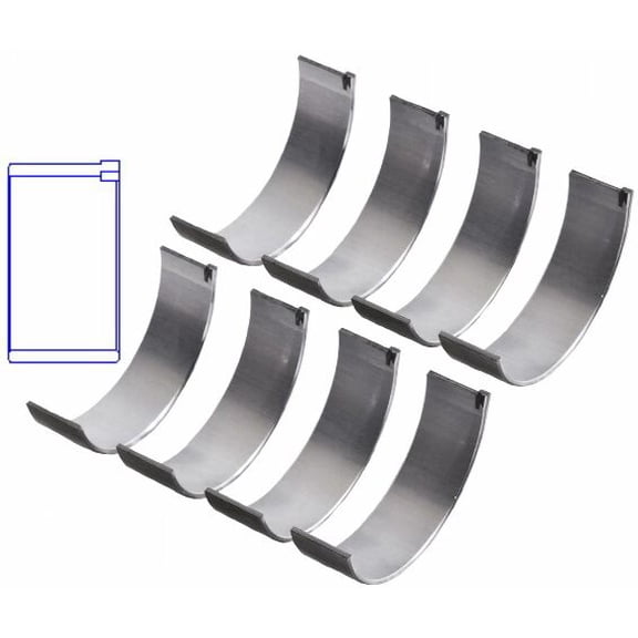 Connecting Rod Bearings Set | Compatible with Subaru 1.8L/2.2L/2.5L EJ18E/EJ22E/EJ22T/EJ25 SOHC | Standard Size