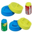 thumbnail image 1 of 4 Pack Soda Can Lids Drink Can Lids Can Covers Beer Cans Cover Leakproof Cap Press Type Splash Cap For Carbonated, 1 of 5